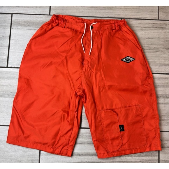 Other - Vintage ri:kors by DAZO 180 Tech Men Y2K Orange Board Shorts Surf XL Drawstrings